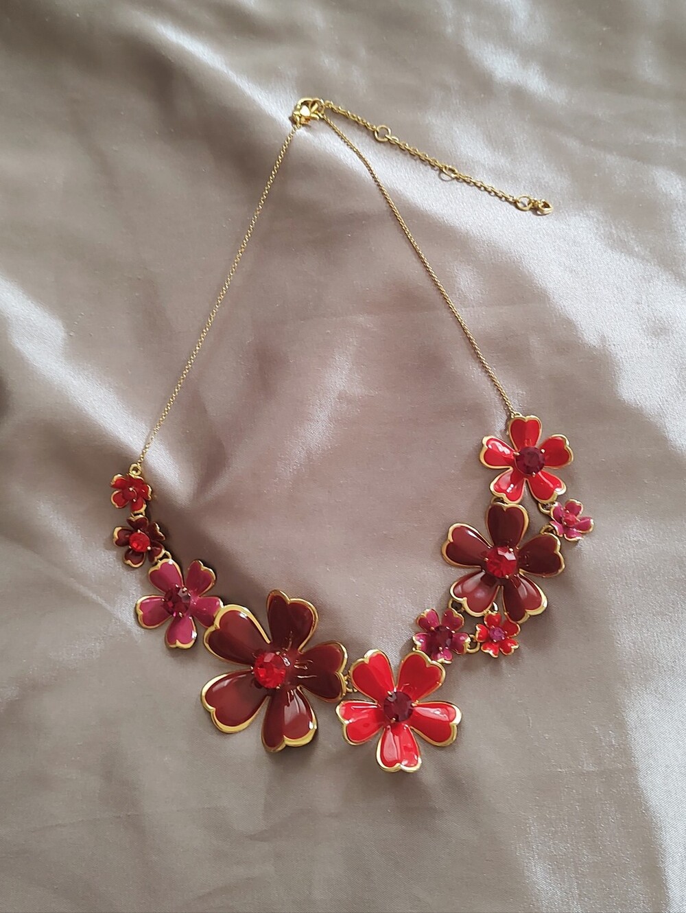 Kate Spade Red Flower Necklace
